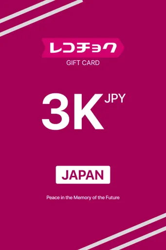 Recochoku 3000 JPY Gift Card (Japan) - Digital Key
