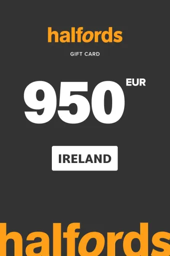 Halfords 950 EUR Gift Card (Ireland) - Digital Key
