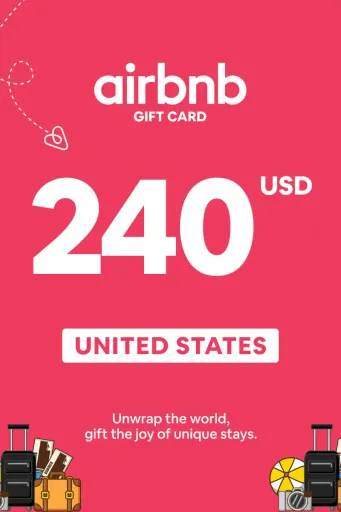 Airbnb 240 USD Gift Card (United States) - Digital Key