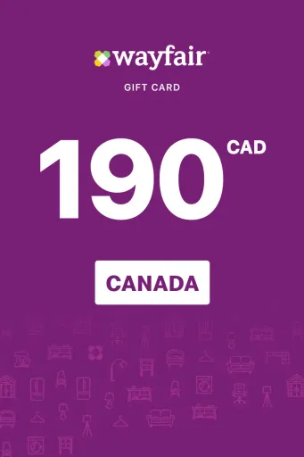 Wayfair 190 CAD Gift Card (Canada) - Digital Key