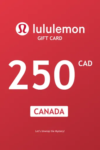 Lululemon 250 CAD Gift Card (Canada) - Digital Key