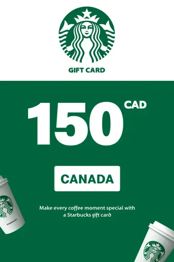Starbucks 150 CAD Gift Card (Canada) - Digital Key