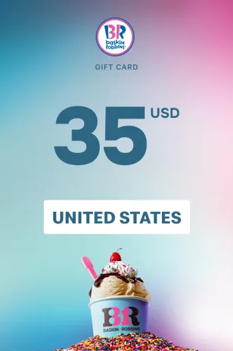 Product Image - Baskin Robbins 35 USD Gift Card (United States) - Digital Key