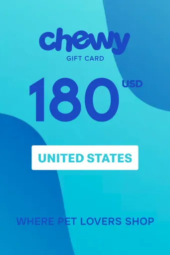 Chewy 180 USD Gift Card (United States) - Digital Key