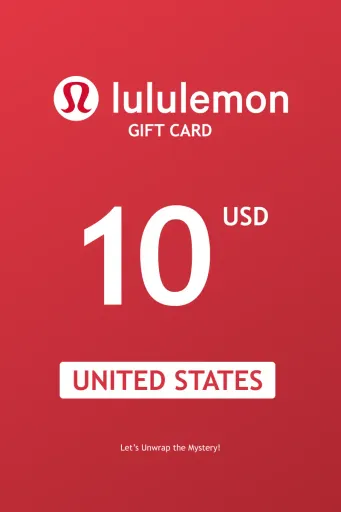 Lululemon 10 USD Gift Card (United States) - Digital Key