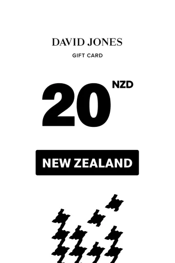 David Jones 20 NZD Gift Card (New Zealand) - Digital Key