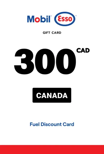 Esso & Mobil Fuel Discount Card 300 CAD Gift Card (Canada) - Digital Key