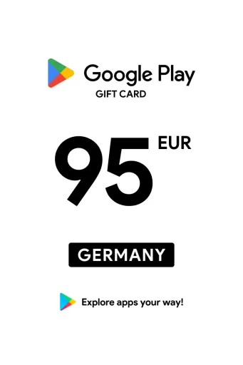 Google Play 95 EUR Gift Card (Germany) - Digital Key