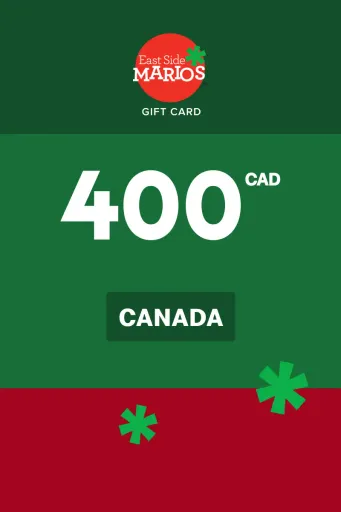 Product Image - East Side Mario's 400 CAD Gift Card (Canada) - Digital Key
