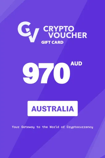 Crypto Voucher 970 AUD Gift Card (Australia) - Digital Key