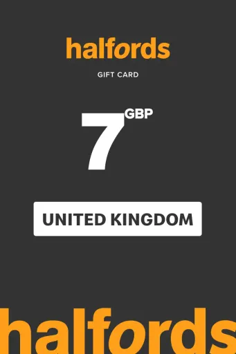 Halfords 7 GBP Gift Card (United Kingdom) - Digital Key