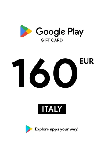 Google Play 160 EUR Gift Card (Italy) - Digital Key