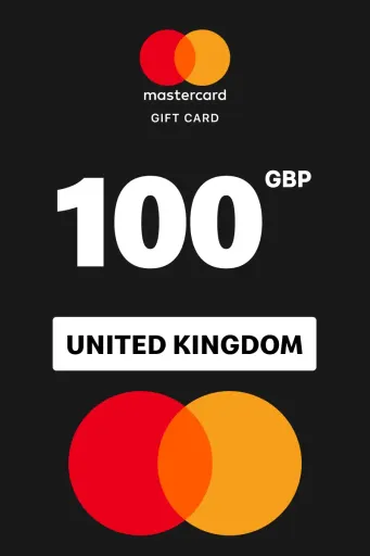 Prepaid Virtual Mastercard 100 GBP Gift Card (United Kingdom) - Digital Key