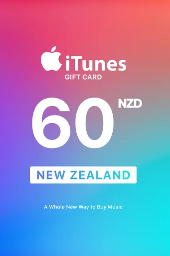 Apple iTunes 60 NZD Gift Card (New Zealand) - Digital Key