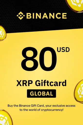 Binance (XRP) 80 USD Gift Card (Global) - Digital Key