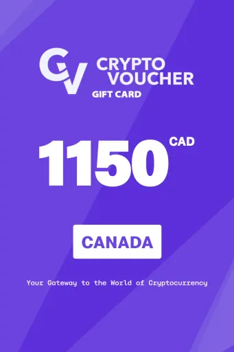 Crypto Voucher 1150 CAD Gift Card (Canada) - Digital Key