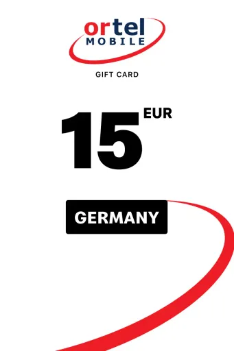 Ortel Mobile Prepaid 15 EUR Gift Card (Germany) - Digital Key
