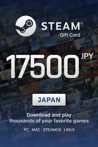 Steam Wallet 17500 JPY Gift Card (Japan) - Digital Key