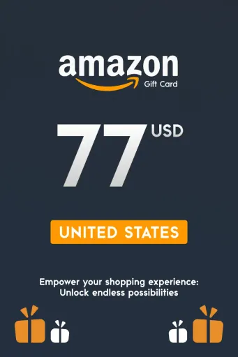 Amazon 77 USD Gift Card (United States) - Digital Key
