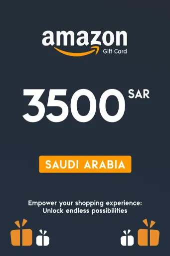 Amazon 3500 SAR Gift Card (Saudi Arabia) - Digital Key