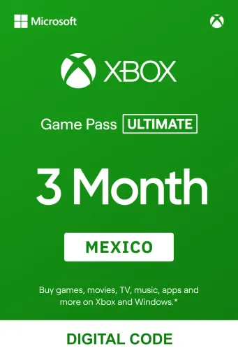 Xbox Game Pass Ultimate 3 Months (Mexico) - Xbox Live - Digital Key