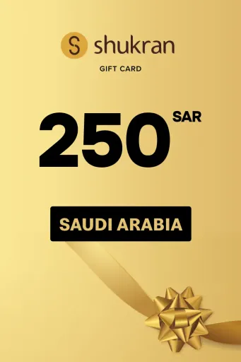 Shukran 250 SAR Gift Card (Saudi Arabia) - Digital Key
