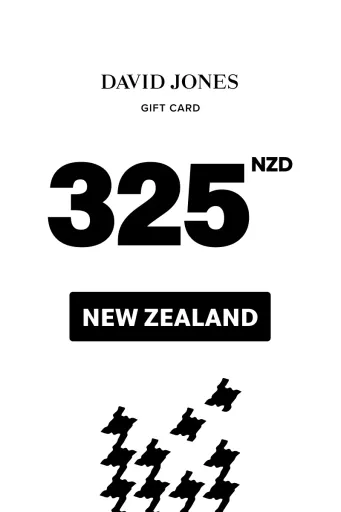 David Jones 325 NZD Gift Card (New Zealand) - Digital Key