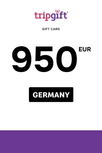 TripGift 950 EUR Gift Card (Germany) - Digital Key
