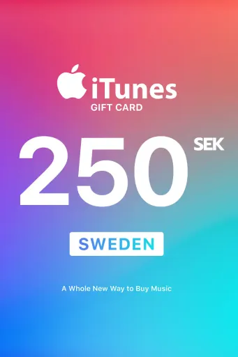 Apple iTunes 250 SEK Gift Card (Sweden) - Digital Key