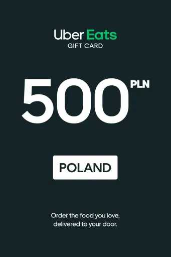 Product Image - Uber Eats 500 PLN Gift Card (Poland) - Digital key