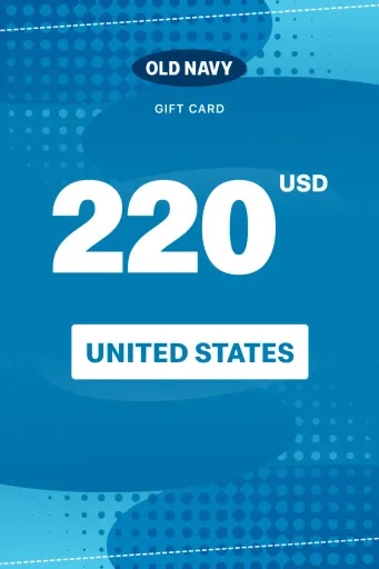 Product Image - Old Navy 220 USD Gift Card (United States) - Digital Key