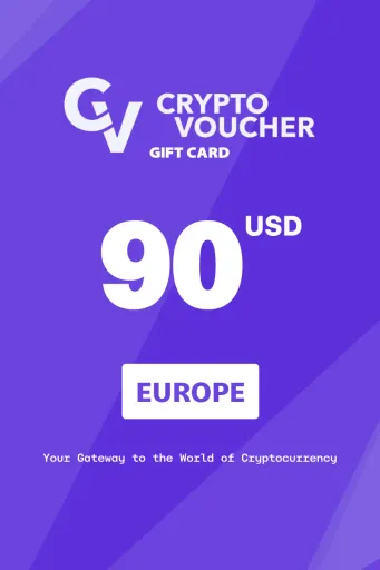 Crypto Voucher 90 USD Gift Card (Europe) - Digital Key