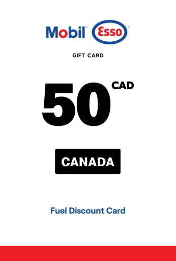 Esso & Mobil Fuel Discount Card 50 CAD Gift Card (Canada) - Digital Key