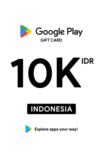 Google Play 10000 IDR Gift Card (Indonesia) - Digital Key