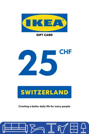 Ikea 25 CHF Gift Card (Switzerland) - Digital Key