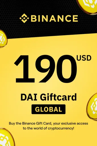 Binance (DAI) 190 USD Gift Card (Global) - Digital Key