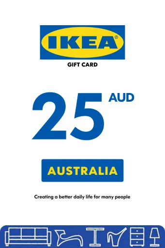 IKEA 25 AUD Gift Card (Australia) - Digital Key