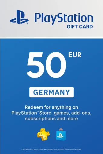 PlayStation Store 50 EUR Gift Card (Germany) - Digital Key