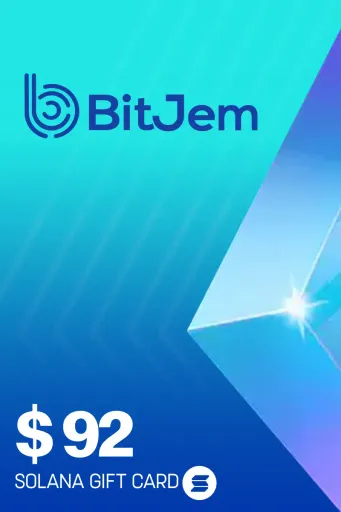 BitJem (SOL) 92 USD Crypto Gift Card (Global) - Digital Key