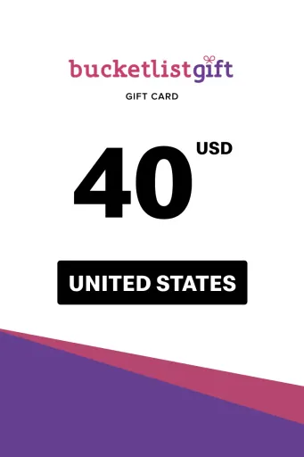 BucketlistGift 40 USD Gift Card (United States) - Digital Key
