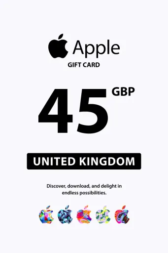 Apple 45 GBP Gift Card (United Kingdom) - Digital Key