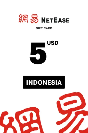 NetEase Pay 5 USD Gift Card (Indonesia) - Digital Key
