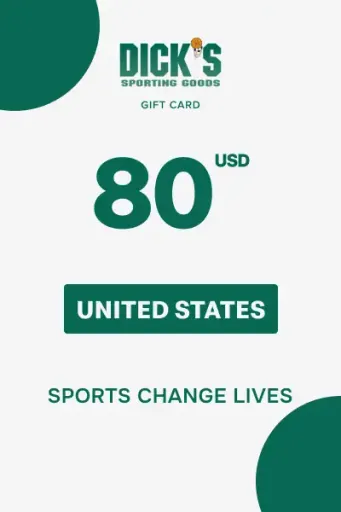 Dick's Sporting Goods 80 USD Gift Card (United States) - Digital Key