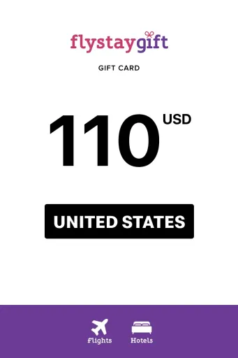 Flystay Gift 110 USD Gift Card (United States) - Digital Key