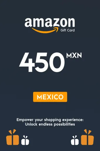 Amazon 450 MXN Gift Card (Mexico) - Digital Key