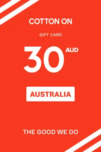 Cotton On Group 30 AUD Gift Card (Australia) - Digital Key
