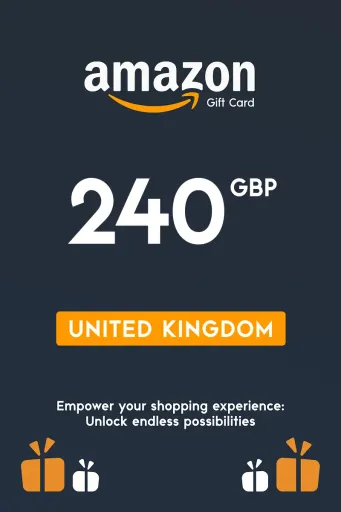 Amazon 240 GBP Gift Card (United Kingdom) - Digital Key