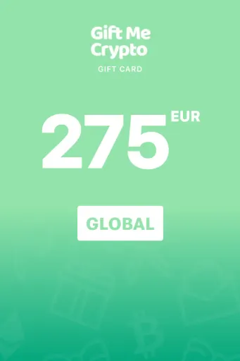 Gift Me Crypto 275 EUR Gift Card (Global) - Digital Key