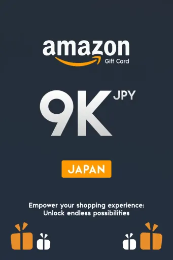 Amazon 9000 JPY Gift Card (Japan) - Digital Key
