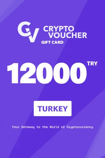 Crypto Voucher 12000 TRY Gift Card (Turkey) - Digital Key